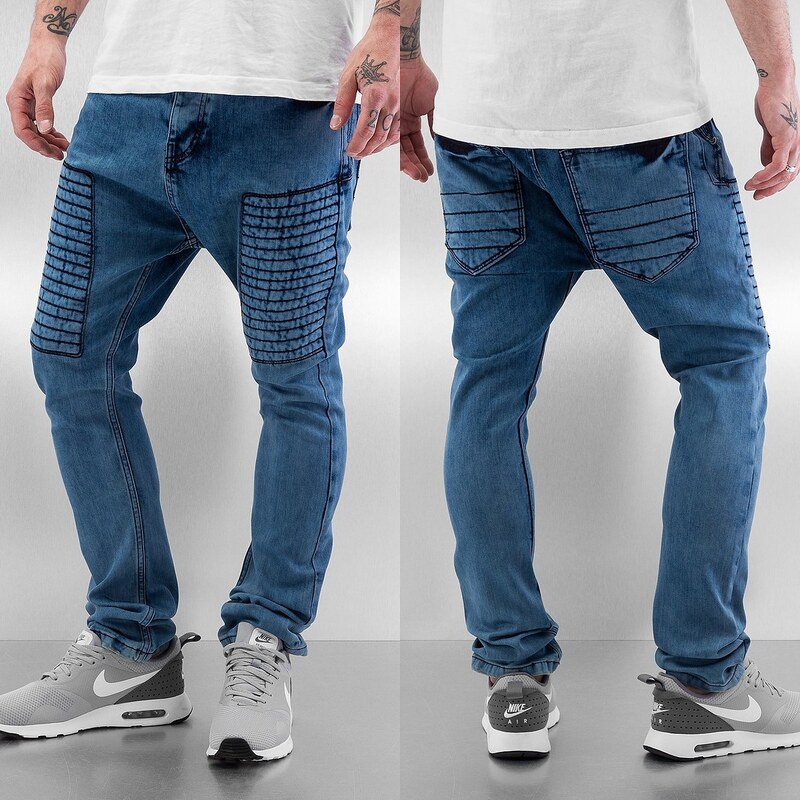Bangastic Embroidery Antifit Jeans Blue