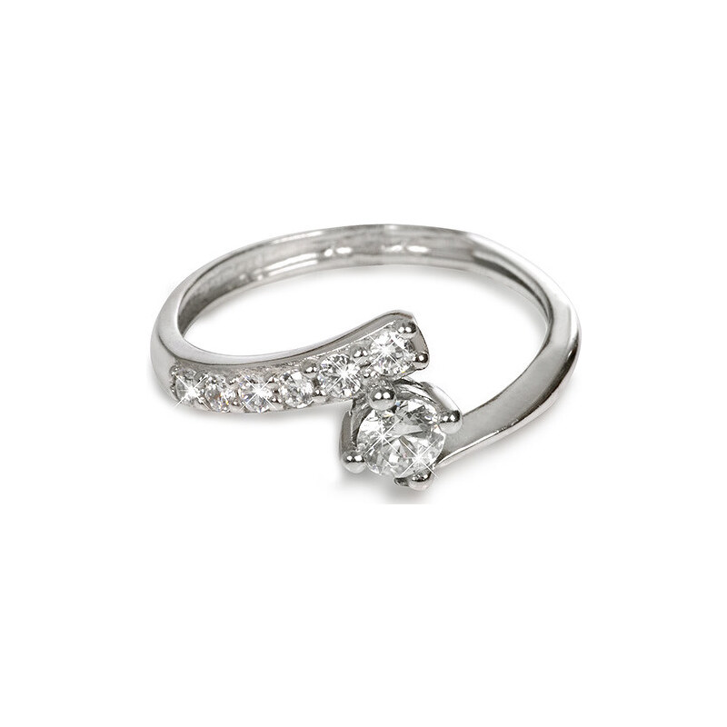 Troli Stříbrný prsten s krystaly 426 001 00435 04