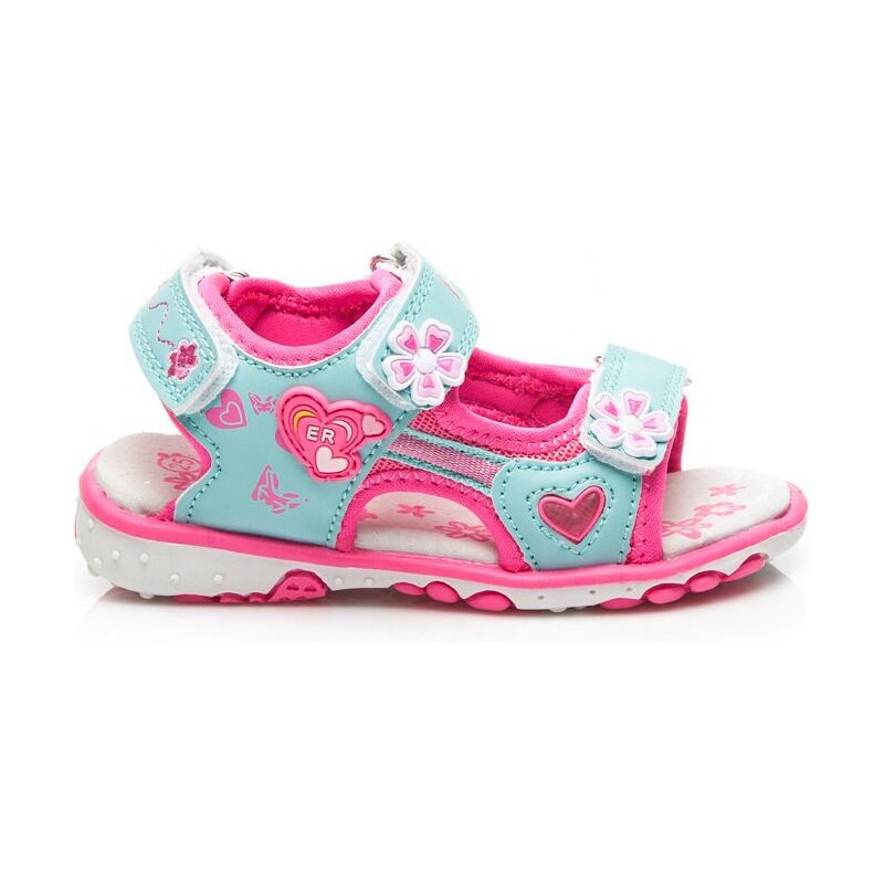 ERINO Krásné růžové sandálky pro dívky