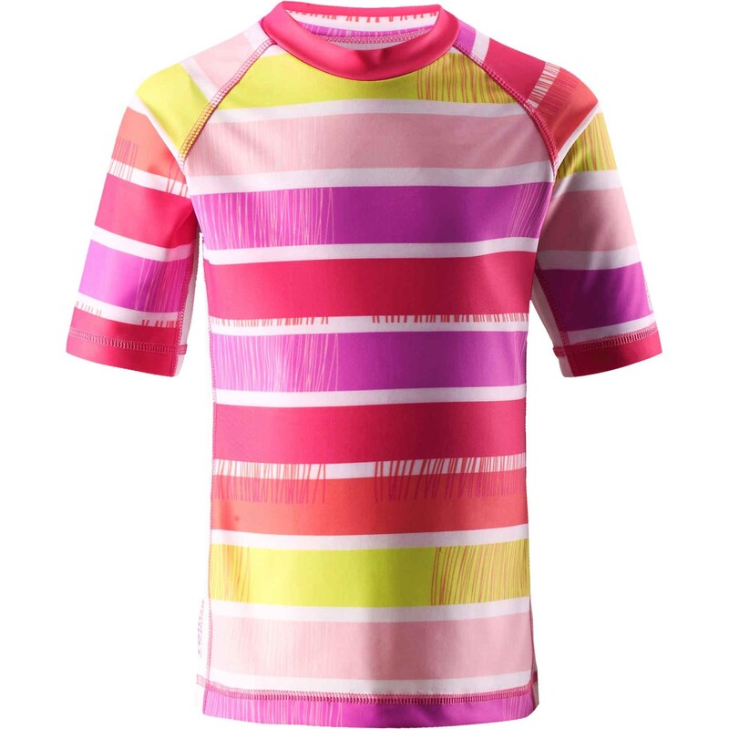 Reima Dívčí plavecké tričko Fiji s UV 50+ - růžové