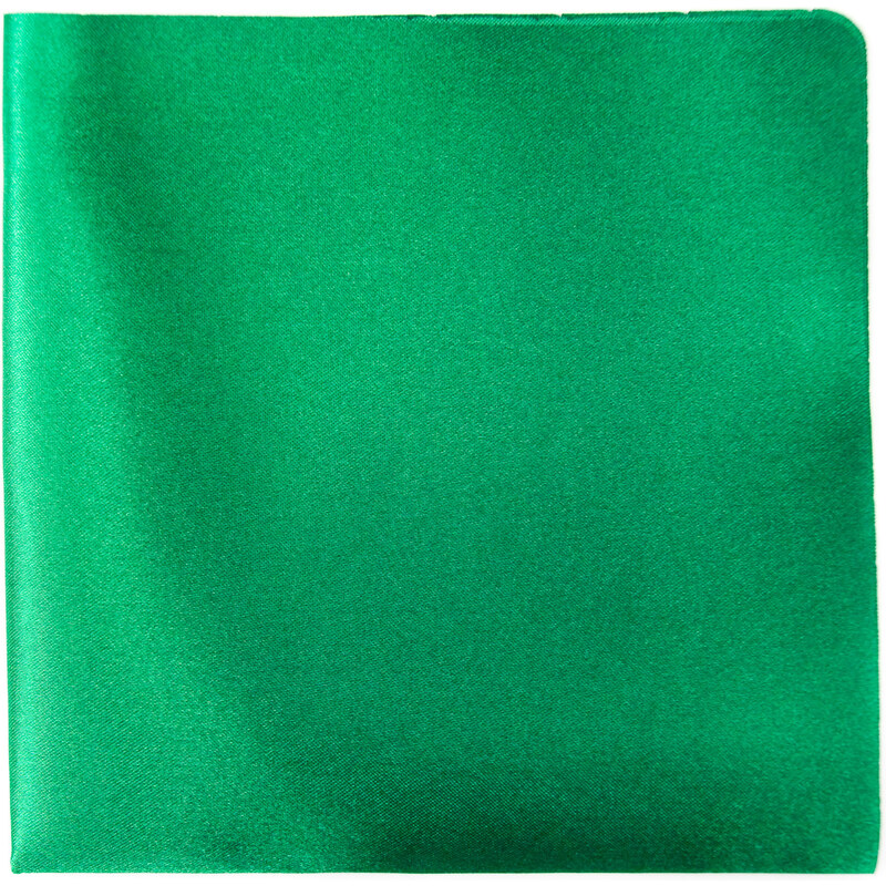 Avantgard Smaragdový jednobarevný kapesníček