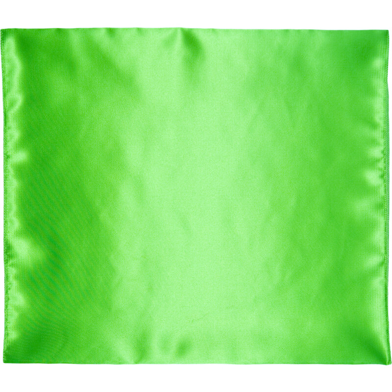 Avantgard Zářivě zelený dámský jemně lesklý šátek _