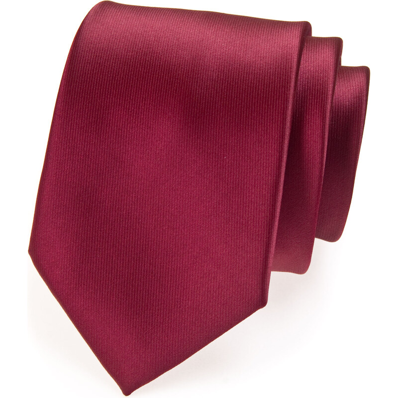 Avantgard Bordó jemně lesklá kravata
