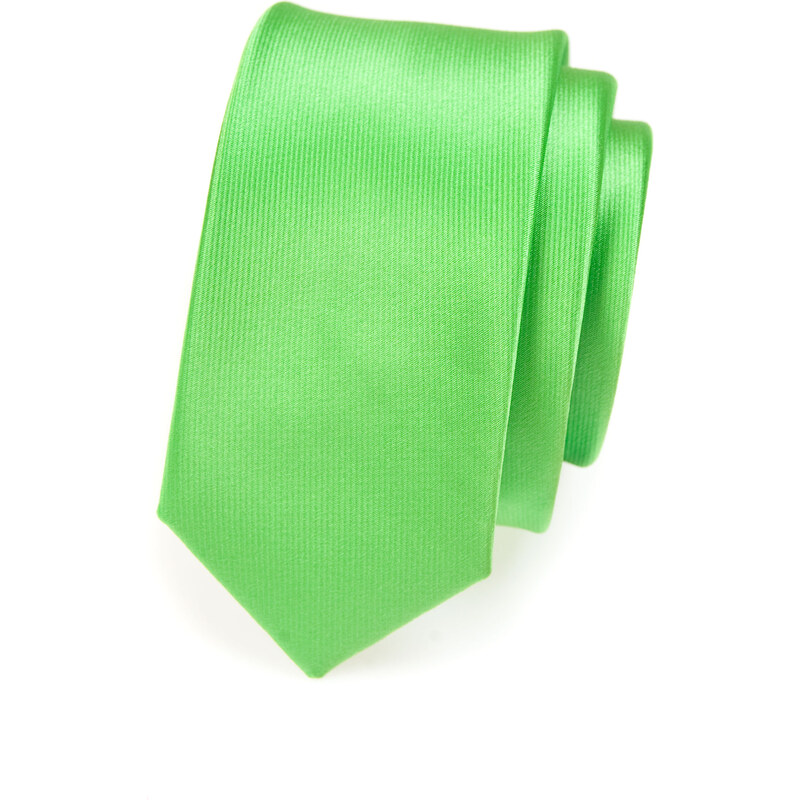 Avantgard Zelená SLIM kravata