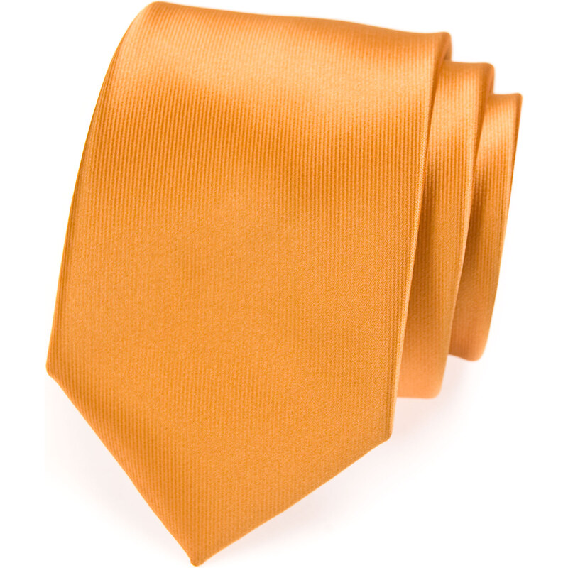 Avantgard Zlatá jednobarevná jemně lesklá kravata