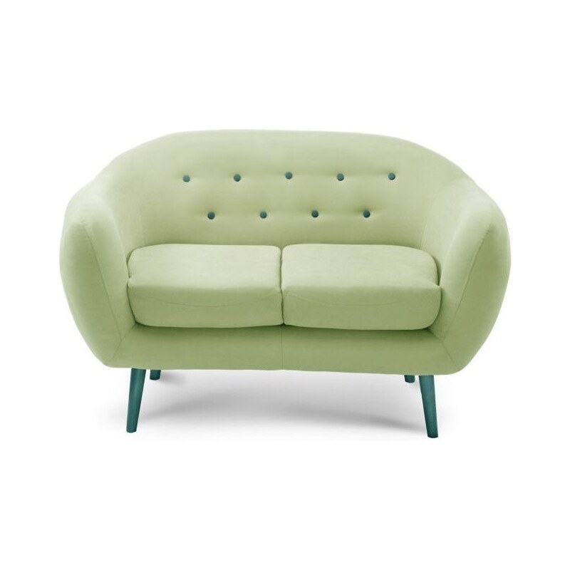 Zeleno-tyrkysová dvoumístná sedačka Scandi by Stella Cadente Maison Constellation