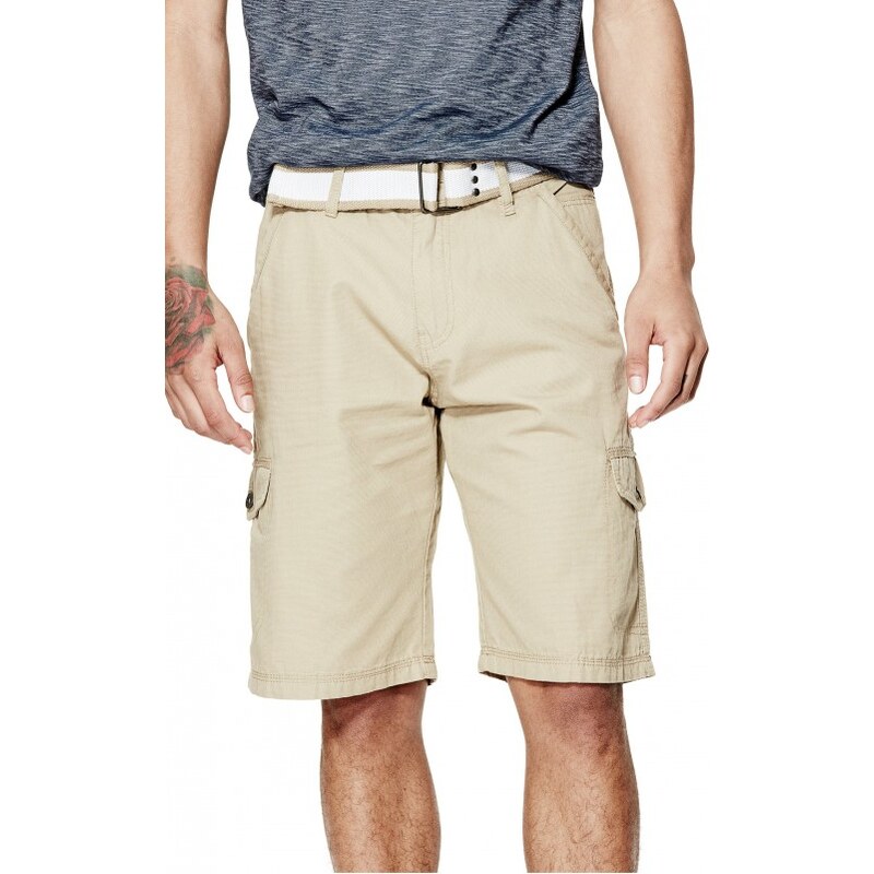 GUESS GUESS Felixx Solid Cargo Shorts - new chino
