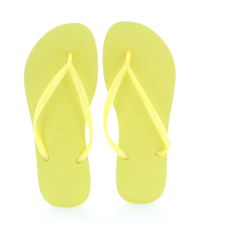 Žluté pantofle Havaianas Slim
