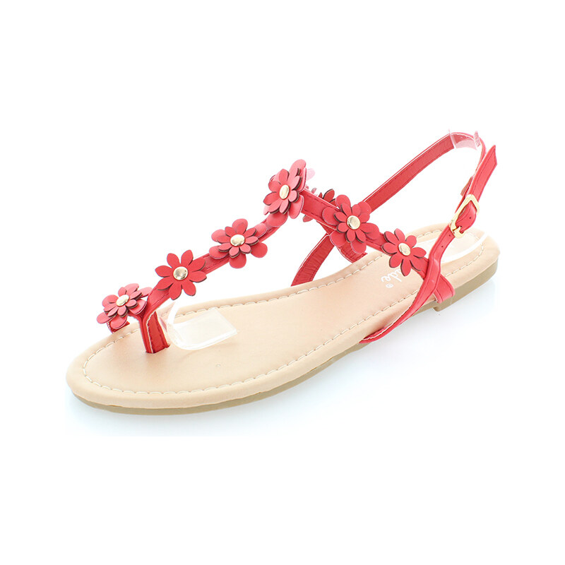 Belle Women Červené sandály Floraeta