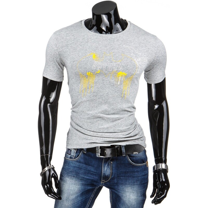 Coolbuddy Pánské tričko s krátkým rukávem a jemným potiskem 5604