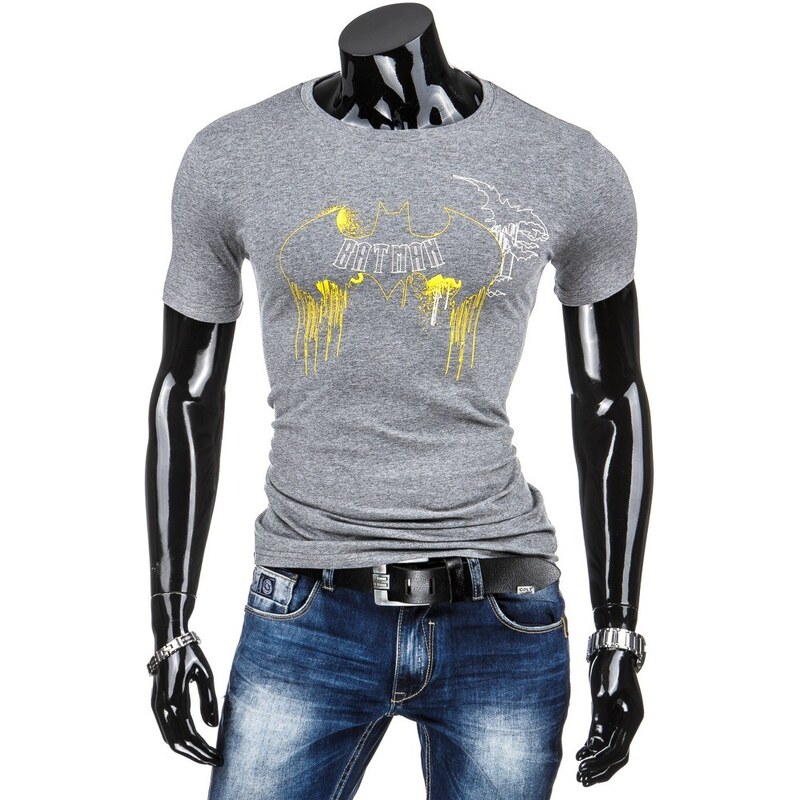 Coolbuddy Pánské tričko s krátkým rukávem a jemným potiskem 5601