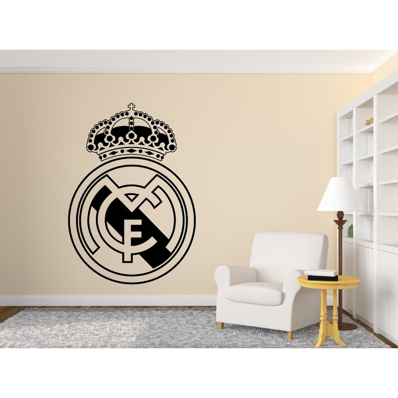 RAWE.CZ - Real Madrid - Samolepka na zeď - 100x70cm