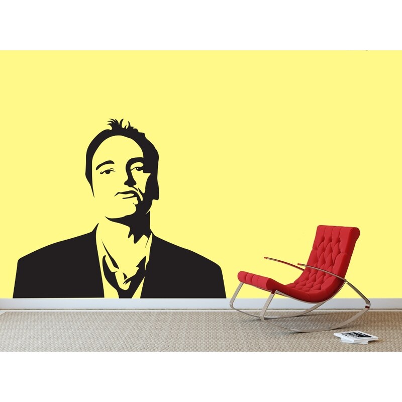 RAWE.CZ - Quentin Tarantino - Samolepka na zeď - 60x50cm