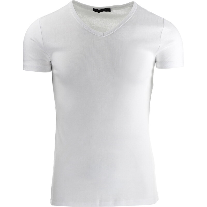 Coolbuddy Pánské tričko s krátkým rukávem bílé barvy Dan 8003 Velikost: XL