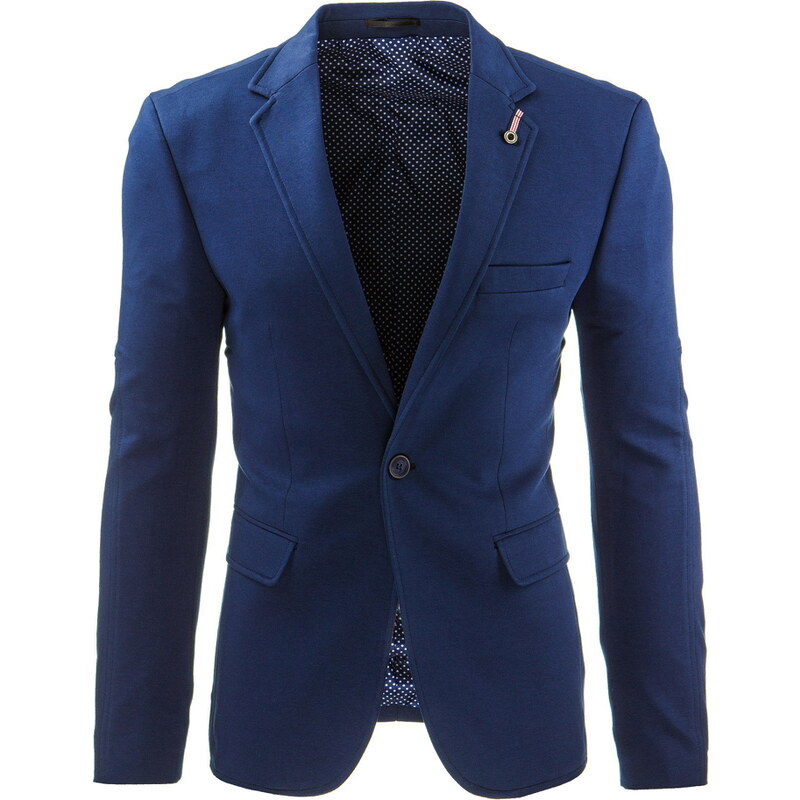 Coolbuddy Elegantní pánské sako modré Azur 8240