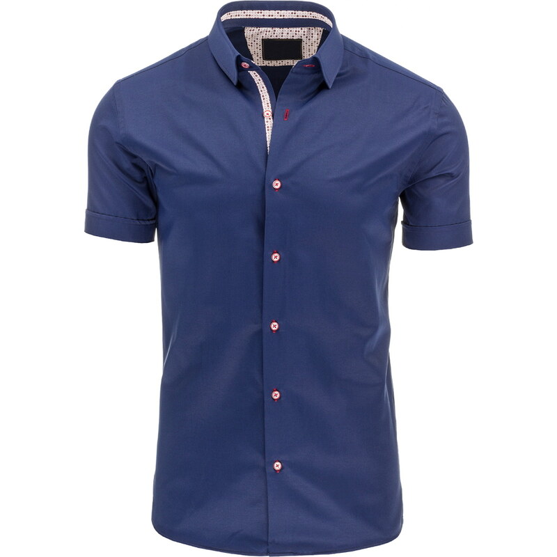 Coolbuddy Košile s krátkým rukávem modré barvy Bris 8420