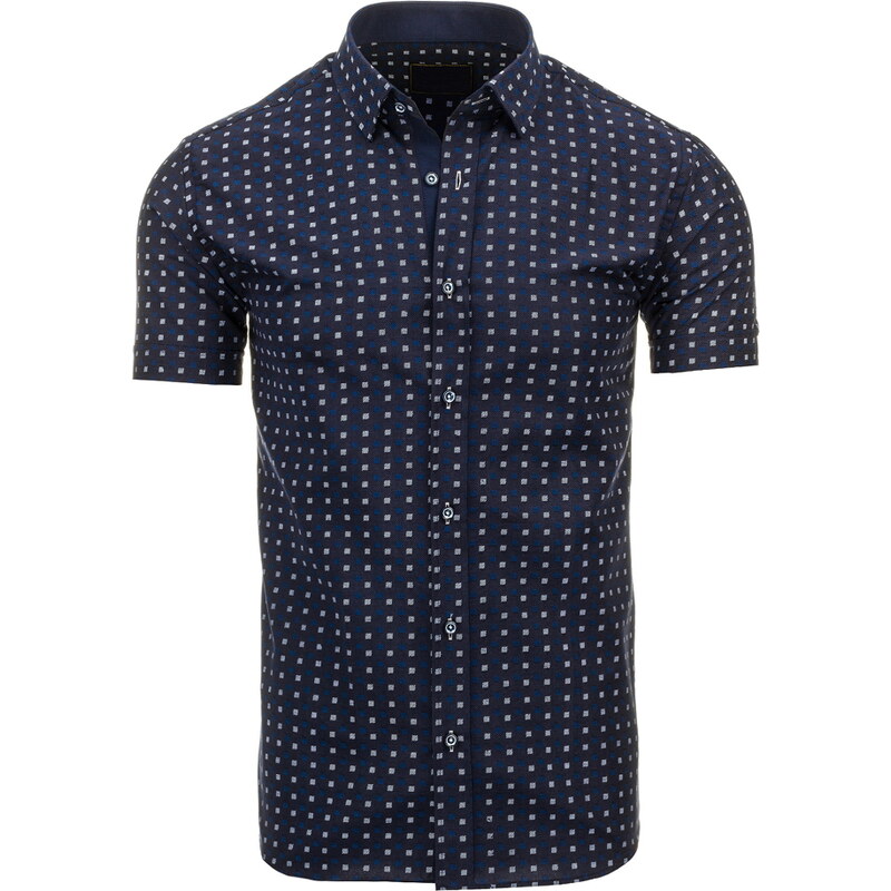 Coolbuddy Pánská košile s krátkým rukávem slim-fit Balk 8524