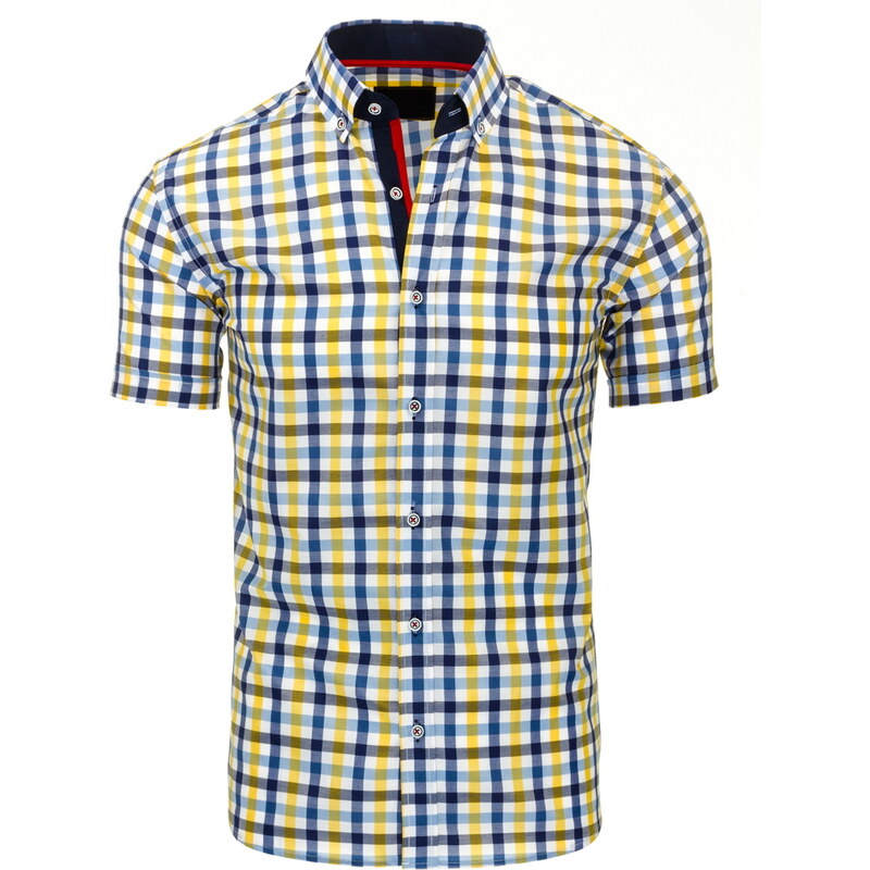 Coolbuddy Pánská košile s krátkým rukávem slim fit 8635