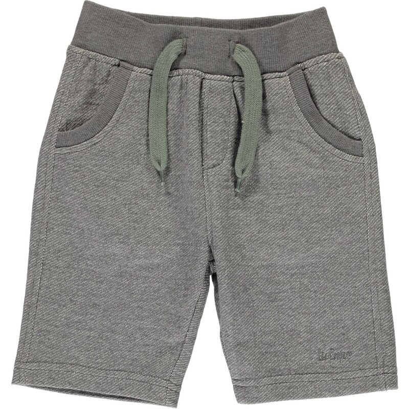 Lee Cooper Jersey Shorts Infant Boys Grey Marl