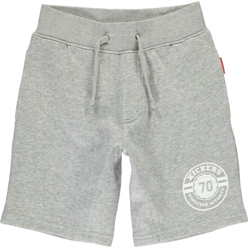 Kickers Fleece Shorts dětské Boys Grey Marl