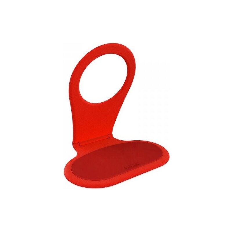Skládací závěsný držák mobilního telefonu Bobino - červený