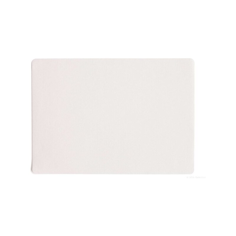 Kožené prostírání ASA Selection 33x46 cm - bílé