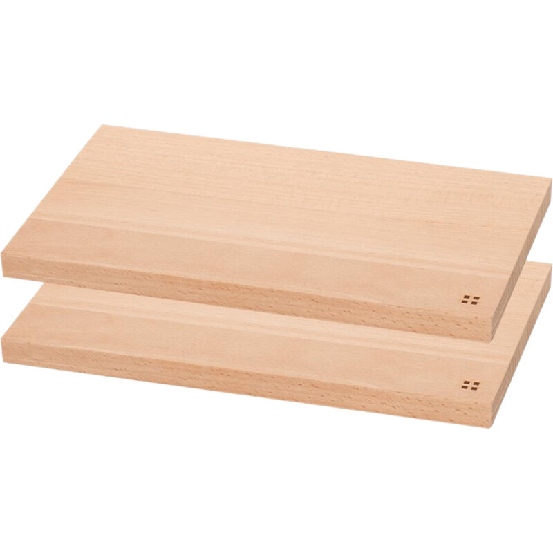 Sada 2 dřevěných prkének Sola Basic Wood, 26,5 x 15,5 cm