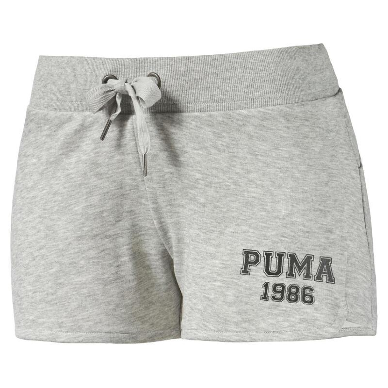 Dámské kraťasy Puma STYLE ATHL Shorts W XL ŠEDÁ