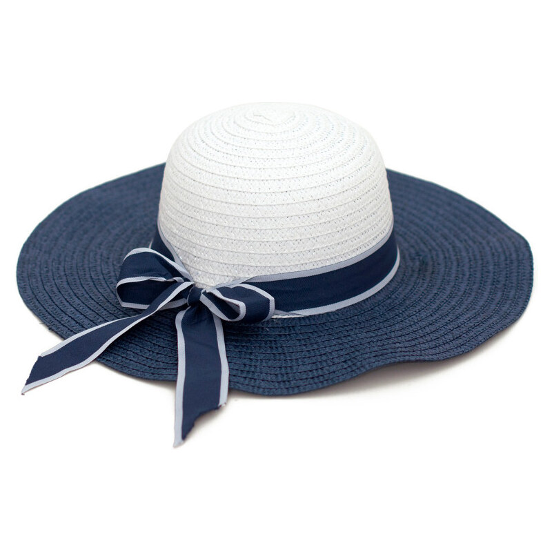 Art of Polo Dámský modrobílý letní klobouk cz16113.1