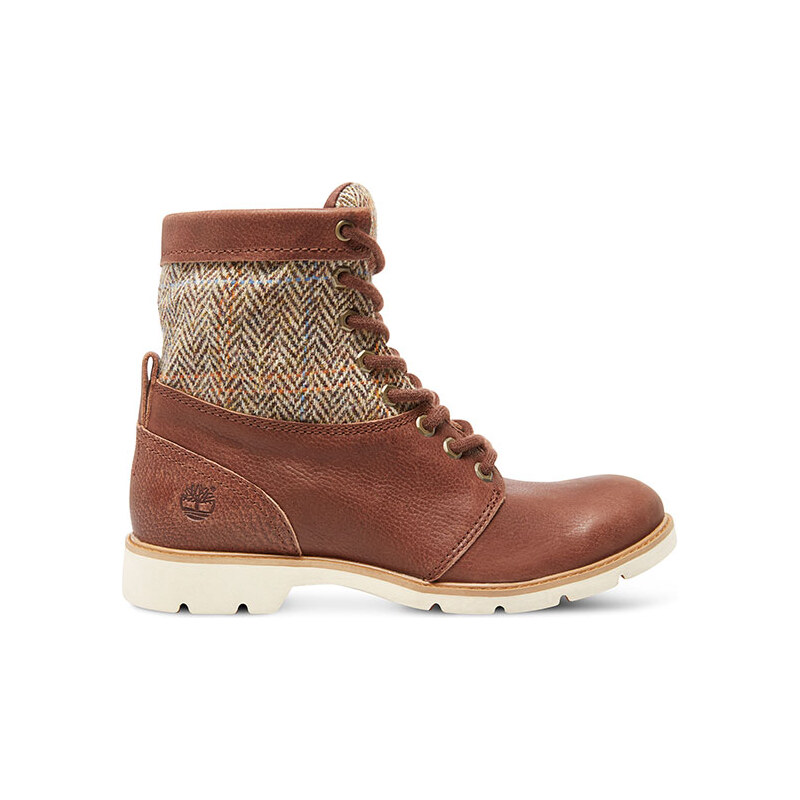 Timberland Bramhill Fabric and Leather 6-Inch W hnědé