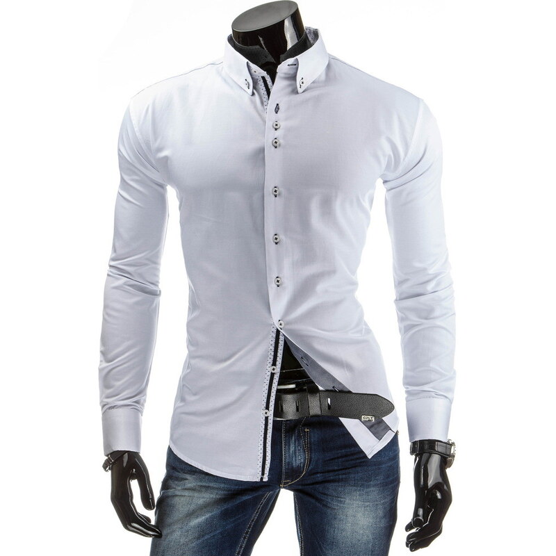 Stylová pánská košile Milano - bílá