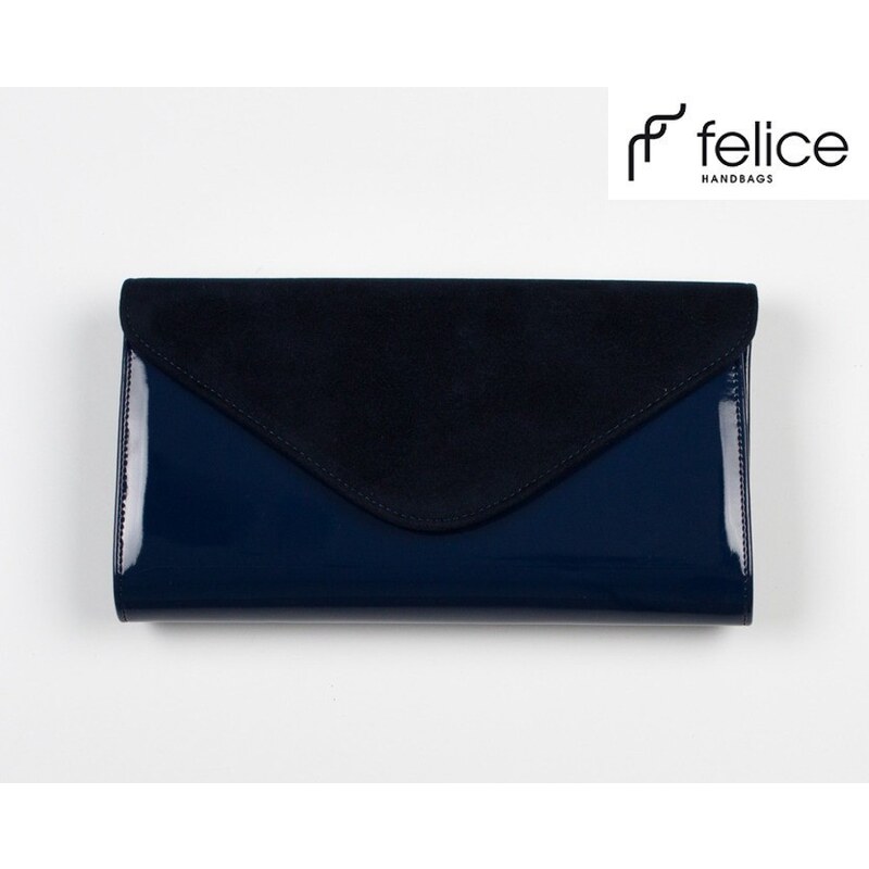 Dámská modrá kabelka Felice Clutch (F10LZBL)