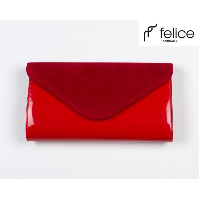 Dámská červená kabelka Felice Clutch (F10LZSZ)
