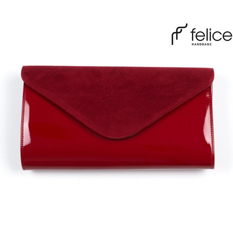 Dámská červená kabelka Felice Clutch (F10LZWI)