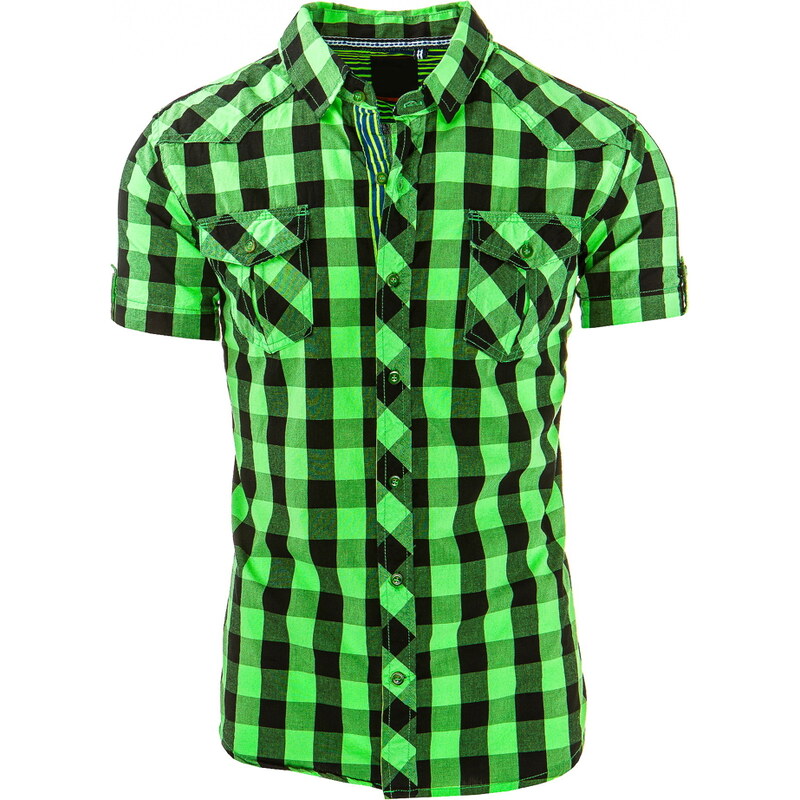 Pánská zelená košile (kx0656)