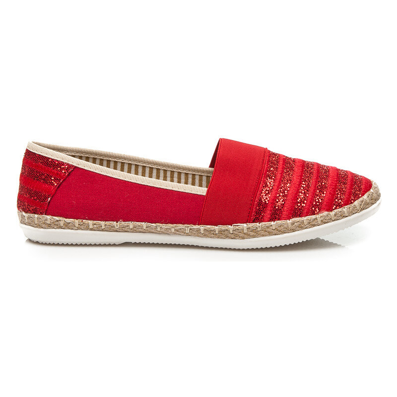 RENDA ČERVENÉ ESPADRILKY - YT-60R