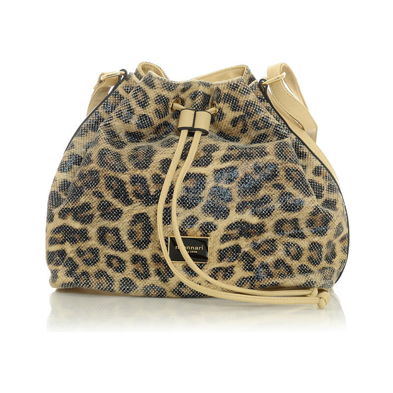 Černo/béžová leopardí kabelka MONNARI (1970b) odstíny barev: zvířecí