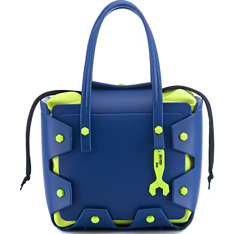 Gumová kabelka HYMY BAG modrá
