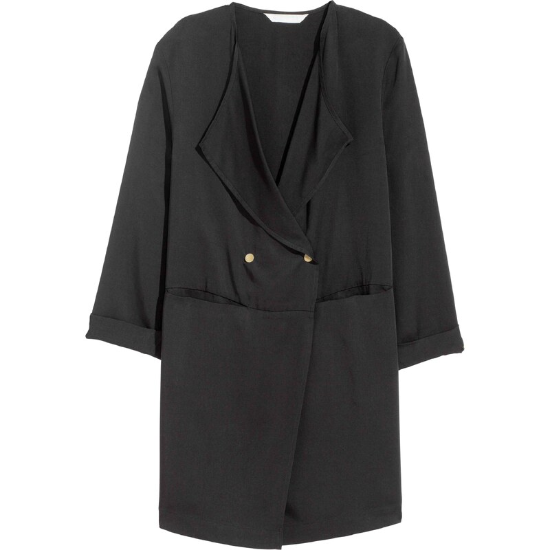 H&M Krátký kabát z lyocellu