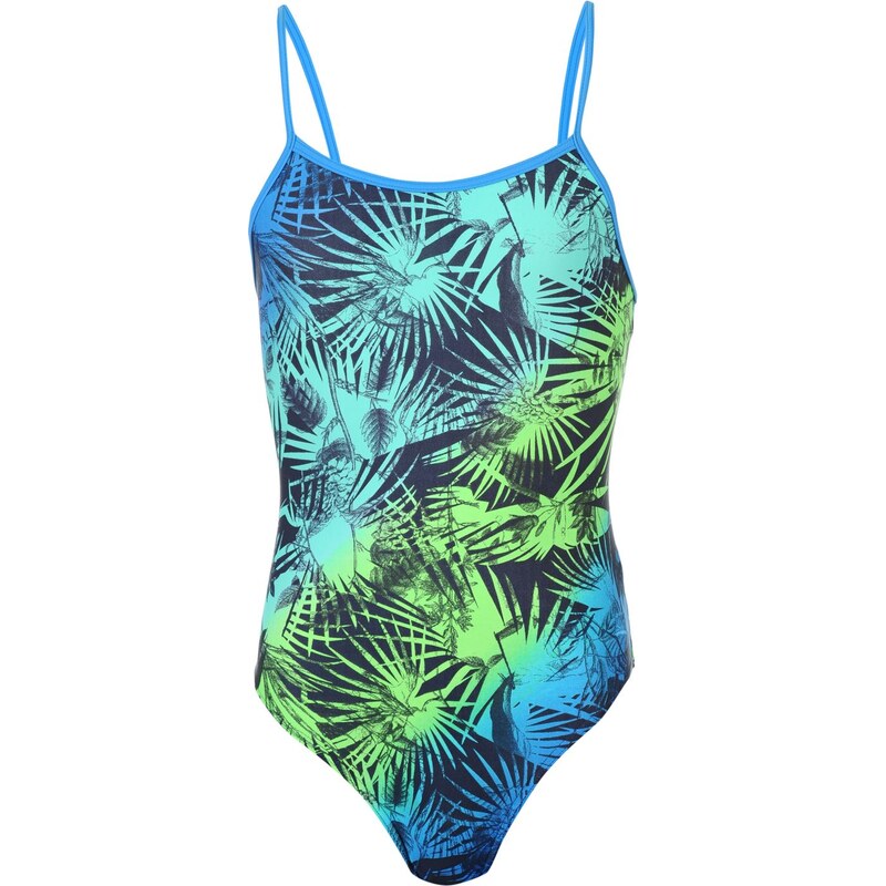 Zoggs Miami Cut Back Swimsuit dětské Girls Blue/Green