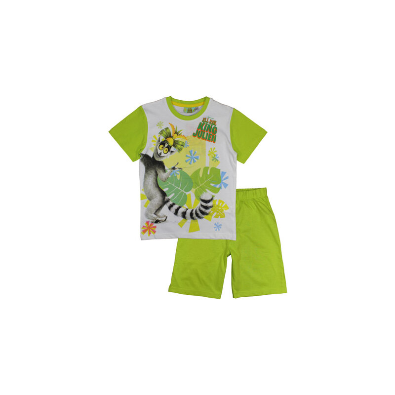 E plus M Chlapecké pyžamo Král Jelimán - zelené