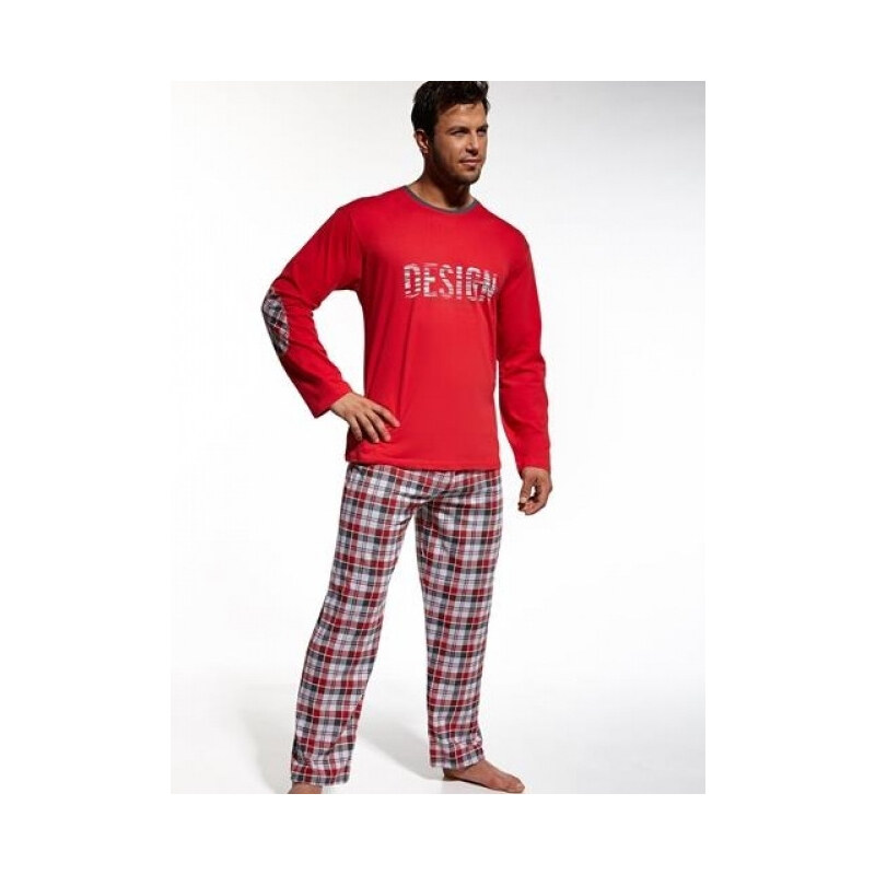 Cornette COR-DESIGN-RED: Pánské pyžamo Cornette