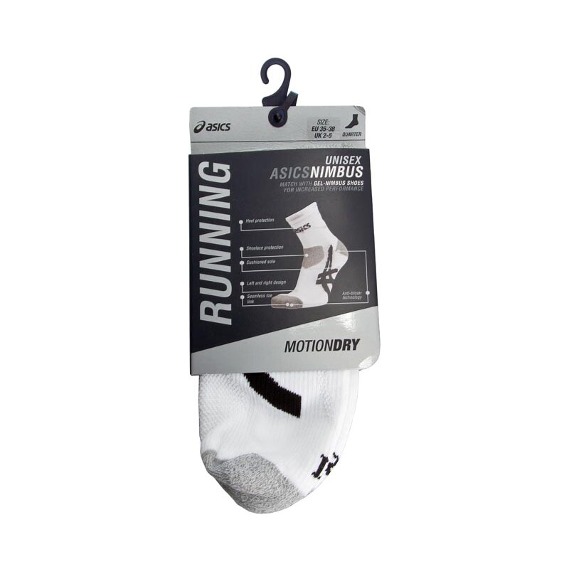 Klasické ponožky Unisex ASICS - Nimbus Sock 123433 Real White 9001