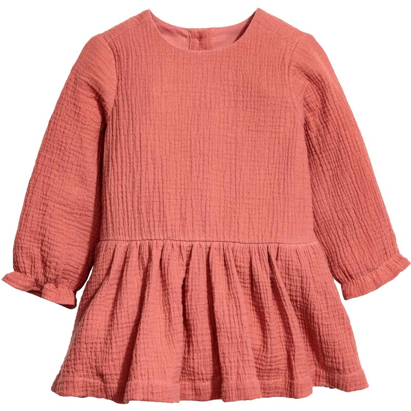 H&M Šaty z bavlněné tkaniny