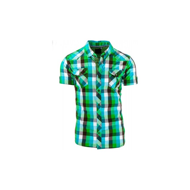 Pánská košile Shieldon zelená - zelená