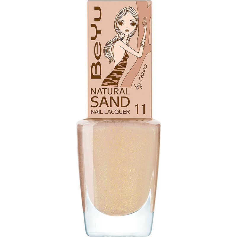 BeYu Č. 11 - Amber Gold Natural Sand Nail Lacquer Lak na nehty 9 ml