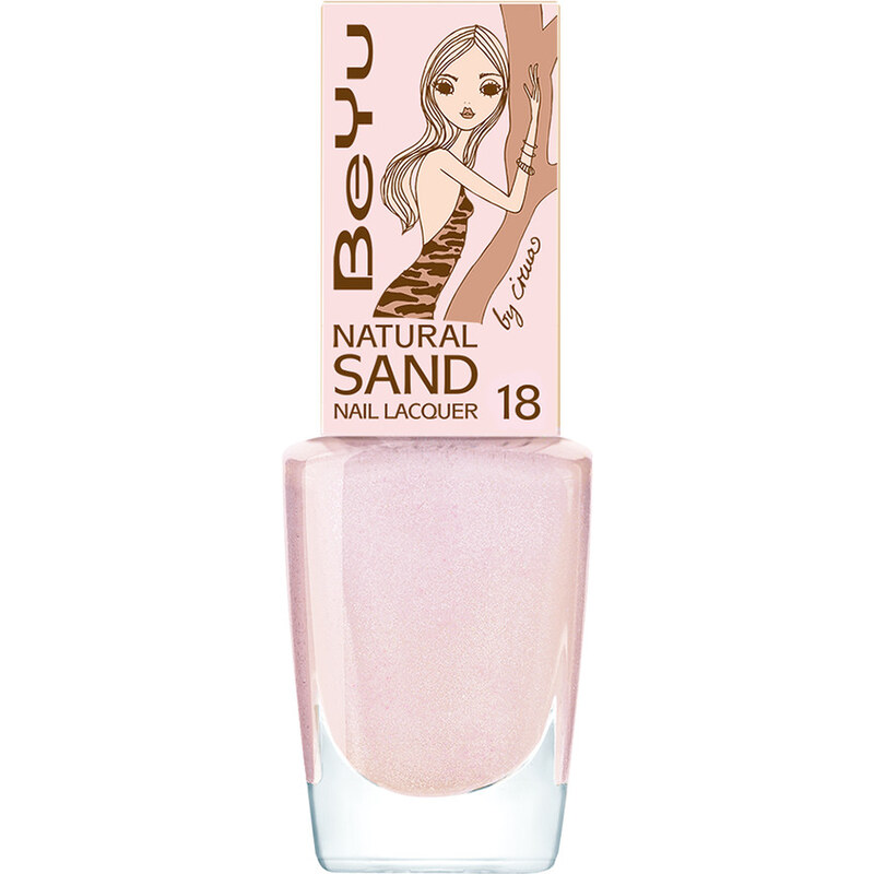 BeYu Č. 18 - Soft Nude Natural Sand Nail Lacquer Lak na nehty 9 ml