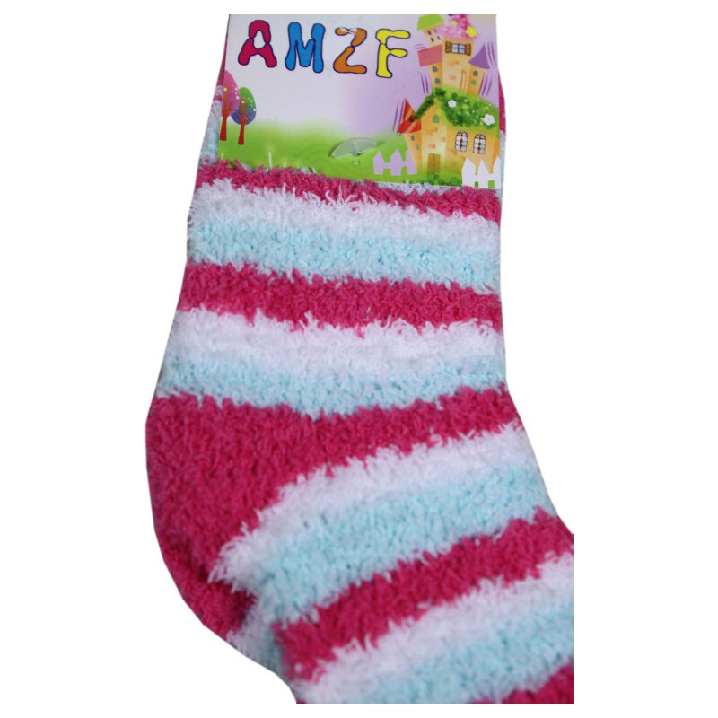 Design Žinilkové ponožky AMFZ 5-6 let tmavě růžová