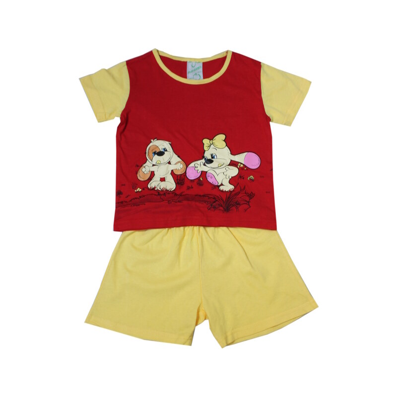Sport Fifinka - dívčí pyžamo červená 1-2 roky
