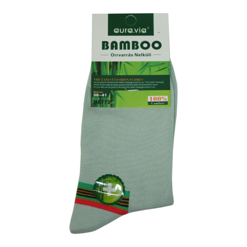 Aura.Via Bamboo dámské ponožky 35-38 světle zelená